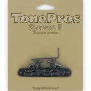 NEW TonePros TP6-B Standard Tuneomatic Nashville (small posts) Tone Pros - BLACK