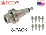 8-PACK REDS ISO30-ER20-45 Collet Chuck Tool Holder G2.5 30k CNC Router Nickel