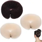 Baluue Spiral Hair Curlers Rollers Ponytail Holder for Diy Hair Bun Maker Random Color