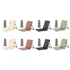 Beach Chair with Back Support Stadium Seat for Camping Backyard Backpacking
