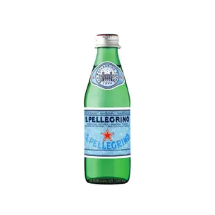 【宅配免運】S.PELLEGRINO Water 聖沛黎洛天然氣泡礦泉水-玻璃瓶(250mlX24入)