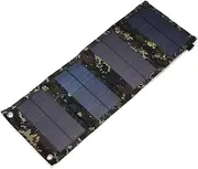1 Set USB Solar Charger Panel Outdoor Charging Equipment for Camping Hiking Travel Practical Durable Energy Saving Solar Panel Device