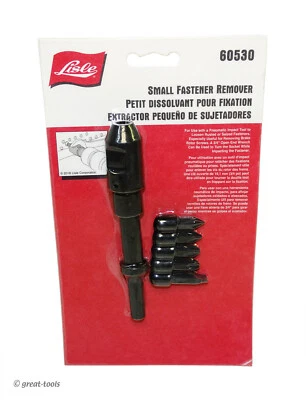 SCREW REMOVER TOOL – use with impact air hammer – small fastener removing tools