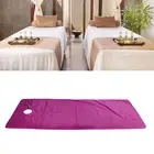 Beauty Salon Bed Sheet With Face Hole Table Cover For Massage Spa Massage Bed