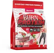 Maxine's Burn Protein Powder Strawberry Sundae G/F 500g Pouch