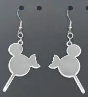 Mickey Mouse Ice Cream Bar earrings - Disneyland Walt Disney World