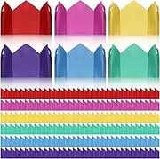Fainne 100 Pieces Tissue Paper Crowns Christmas Cracker Hats Crackers Fillers for Family DIY Crafts Xmas Party Favor Supplies