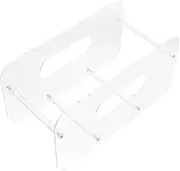 Vaguelly Acrylic Plate Rack for Cabinets Versatile Dish Storage for Kitchen Sink Organizer Sturdy and Easy to Clean Design Space Efficient Plate Holder for Dishes and Utensils Display