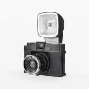 Lomography Diana F+ Camera & Flash - Black Jack Edition
