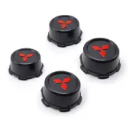 4 PCS BLACK WHEEL CAP CENTER HUB FIT MITSUBISHI L200 MIGHTY MAX 1987-1996 PICKUP (for: Mitsubishi)