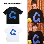 CLAMISGOLD現貨 孫亦航同款 C字短袖T恤上衣 男女情侶款明星