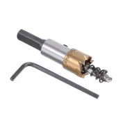 Hole Saw - [14mm] HSS (High Speed Steel) 4341 Drill Bit Cutter Titanium Plated