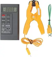 K Type Thermocouple Thermometer, Digital Thermometer with LED Display for Accurate Temperature Readings, -328℉ to 2480℉ Portable and Lightweight Thermometer with Low Battery