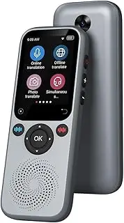 Daseeme Portable Language Translator Real-Time Translating Device 138 Languages Online Offline Translation Simultaneous Interpretation Text/Photo Translate Support Voice Video with Unit