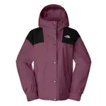 THE NORTH FACE 北臉 外套 女款 運動連帽外套 衝鋒衣 防風 防潑水 單層 紫 NF0A7QSI53I