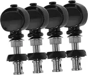 Kisangel Ukulele Tuning Pegs 4pcs Key Tuners Plastic Button Tuning Machines for String Instruments