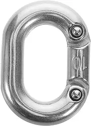 FONDOTIN High Strength Stainless Steel Chain Connector Quick Release Link Fastener for Heavy Duty Applications Easy Coupler Secure for Heavy Loads
