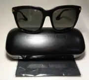 McQ by Alexander McQueen MQ0055S Black Gold New Women's Sunglasses
