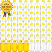 72 Pcs Honey Bottles Bulk 8 Oz Plastic Clear Squeeze Honey Jars Empty Container