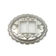 Popular Floral Design Oval Sliding concho