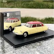 Scale Finished Model Car 1:43 for Citroen DS 19 Slough 1956 Simulation Diecast Metal Classic Car Model Collection Souvenir Ornaments Miniature Replica Car