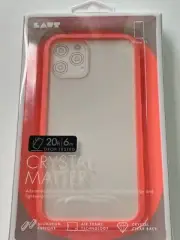 LAUT - Crystal Matter Coral / Clear iPhone 11 Pro Case