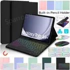 Backlit Keyboard Mouse Case For Samsung Galaxy Tab A9+/A8/S6 Lite/S7/S8/S9/S9 FE