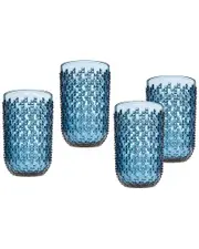 Godinger Alba Blue Set of 4 Glasses