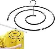 Spiral Hanger | Rotatable Metal Drying Hanger | Closet Organizers Supplies, Mattress Storage Convenient for Bedspreads