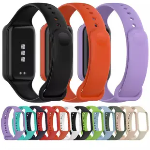 小米手錶超值版 錶帶保護殼 小米Band 8 Active 手錶 硅膠替換腕帶 Xiaomi 手環 8 active