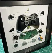 Xbox 360 Controller Teardown in shadow box Wall Art Template #1