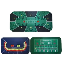 在飛比找蝦皮商城精選優惠-新品德州桌布押大小墊百家樂桌墊加厚無折痕橡膠毛絨墊籌碼套裝限