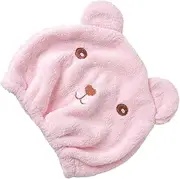FRCOLOR Hair Bonnet Animal Pattern Absorbent Bath Cap Dry Hair Hat for Women Men Children Quick Dry