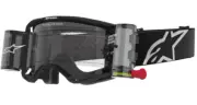 *FREE SHIPPING* ALPINESTARS VISION 8 ROLL-OFF GOGGLE CORP BLACK CLEAR