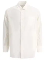 [Sacai] Sacai-Poplin Shirt Shirts Bianco-Uomo 2