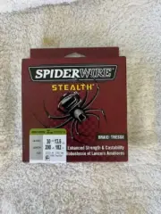 Spiderwire Moss Green Stealth Braid 30lb Test 200 Yards New