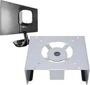 Under Desk Mount for Mac mini M4, Aluminum Alloy Desktop Stand Mount with Bottom Ventilation Holes, Desktop Holder for M4 Mini PC with M4 Chip