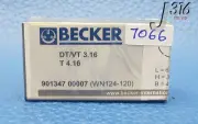 7066 BECKER SET OF PUMP VANES 901347 00007 (WN124-120) (NEW) DT/VT 3.16 T 4.16