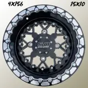 50 Caliber Racing 503 15x10 Beadlock Wheel 4x156 Polaris RZR XP1000 Pro XP Turbo