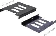 2.5" to 3.5" SSD HDD Hard Drive Adapter Bay Holder Mounting Bracket (2 Pack)