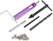 12 PCS Thread Repair Kit, 1/4-20 inch Thread Repair Kit, Stainless Steel Thread Repair Insert Kit Screw Sleeve for Auto Repairing