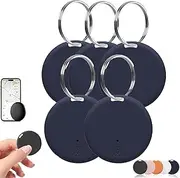 Safesync GPS Tracker, Safesync,Safe Sync GPS Tracker,Tracking Device, Positioning Device, Anti-Lost Locator, Positioning Bluetooth Artifact for The Elderly Or Car,Luggage (Blue-5pcs)