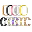 Stainless Steel Watch Wrist Band Metal Strap + Case For Fitbit Versa 3 / Sense