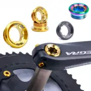 Bicycle Crank Cover Screws Integrated Tooth Plate Plum Blossom Titanium Alloy