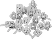 Anneome Replacement Battery Shrapnel Springs Battery Positive to Negative Conversion Nickel Plated Spring Steel Gas Meters