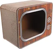 Cardboard Cat Scratcher House Square Cat Nest Cozy Cube Bed Scratch Pad