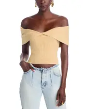 Cult Gaia Prescott Knit Top XS