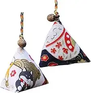 Amosfun 2pcs Flower Sachets Bag with Cartoon Patterns Lavender Scented Sachets for Mood Enhancement Anxiety Relief Decoration Random Color Random Color