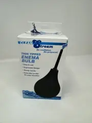 CleanStream Thin Tip Enema Bulb Ergonomic Design. Sturdy Nozzle. New In Box
