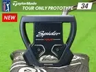 TaylorMade New PGA Tour SPIDER TOUR BLUE WHITE 34 Inch Tour Plate Slant Un